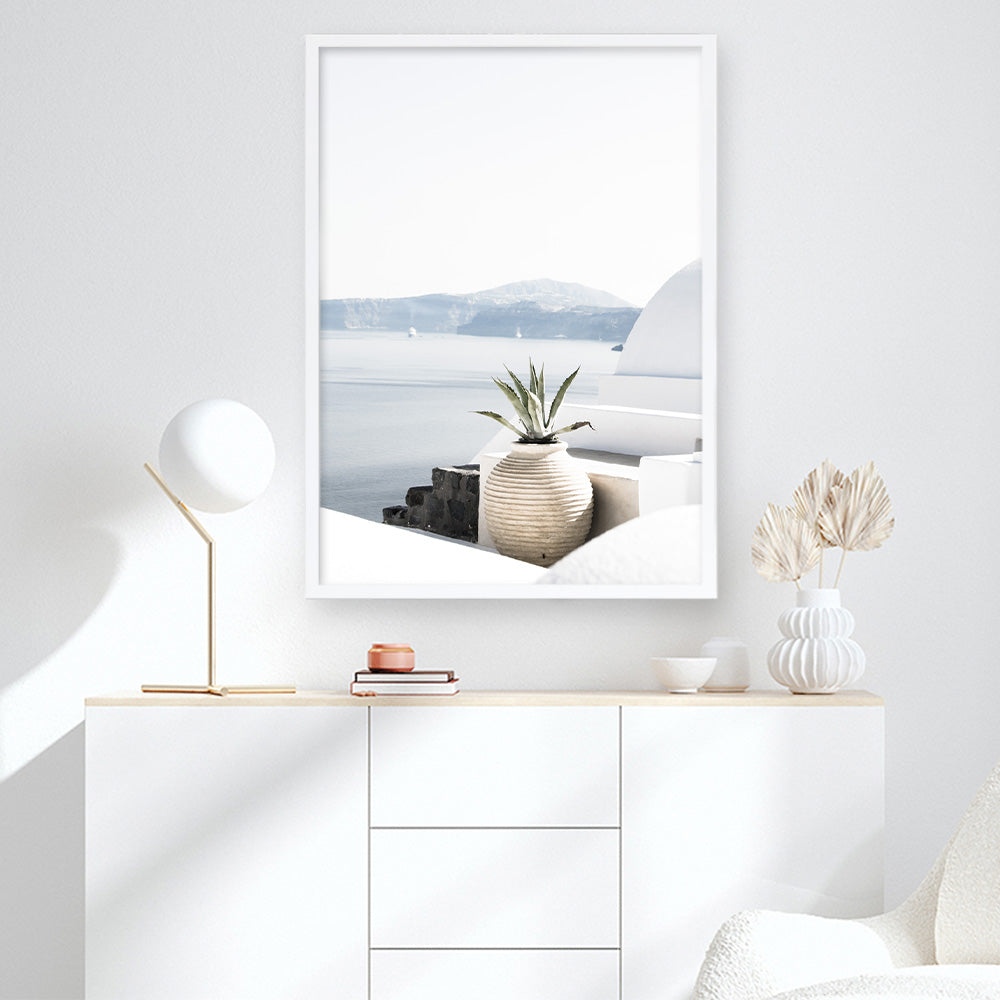 Shop View From Santorini Photo Art Print a photography wall art print from The Print Emporium wall artwork collection - Buy Australian made fine art poster and framed prints for the home and your interior decor room, TPE-1298-AP