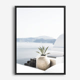 Shop View From Santorini Photo Canvas Print a coastal themed photography framed stretched canvas print from The Print Emporium wall artwork collection - Buy Australian made prints for the home and your interior decor space, TPE-1298-CA-35X46-NF