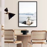 Shop View From Santorini Photo Canvas Print a coastal themed photography framed stretched canvas print from The Print Emporium wall artwork collection - Buy Australian made prints for the home and your interior decor space, TPE-1298-CA-35X46-NF