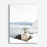 Shop View From Santorini Photo Canvas Print a coastal themed photography framed stretched canvas print from The Print Emporium wall artwork collection - Buy Australian made prints for the home and your interior decor space, TPE-1298-CA-35X46-NF