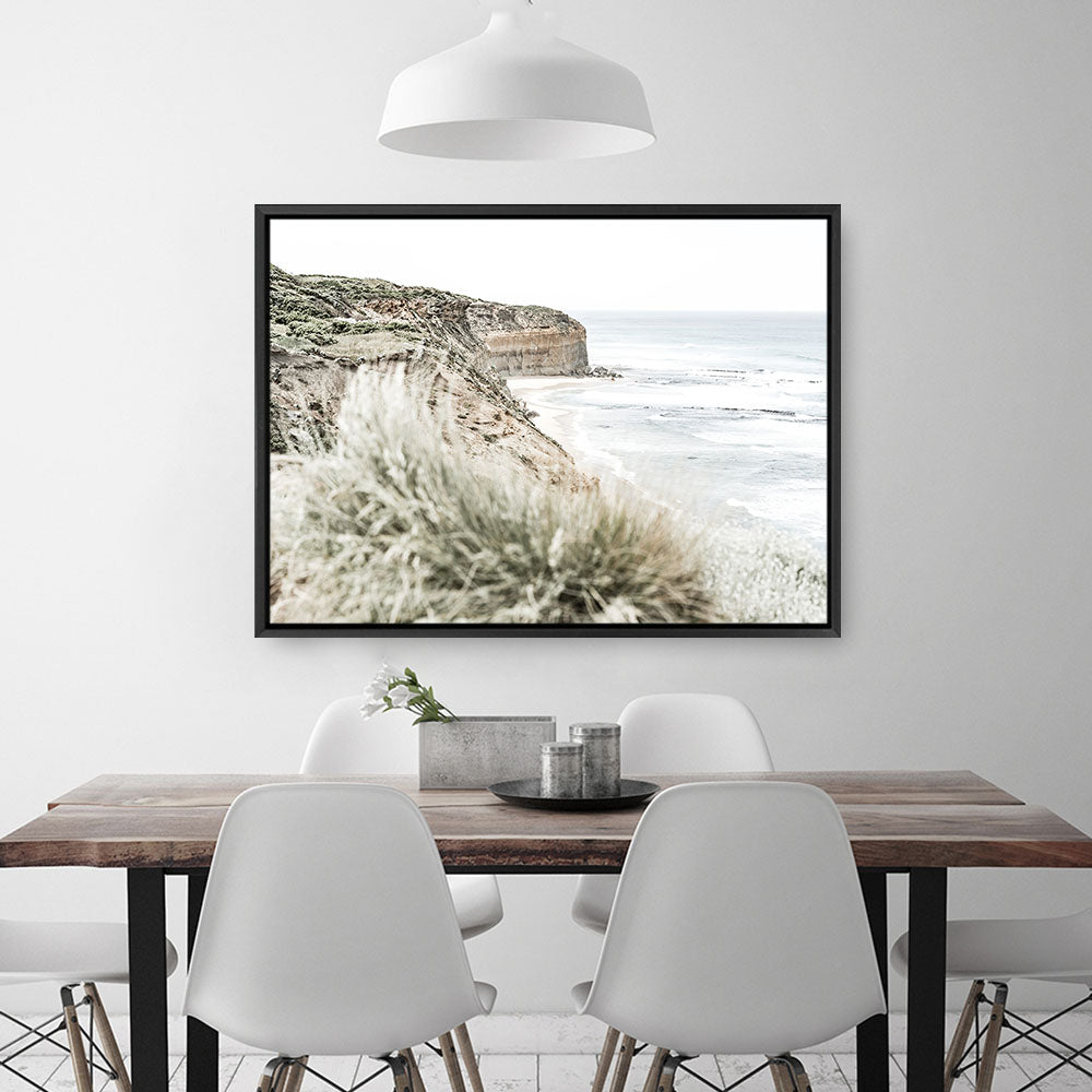 Shop View Of Gibson Steps Photo Canvas Print a coastal themed photography framed stretched canvas print from The Print Emporium wall artwork collection - Buy Australian made prints for the home and your interior decor space, TPE-1146-CA-35X46-NF