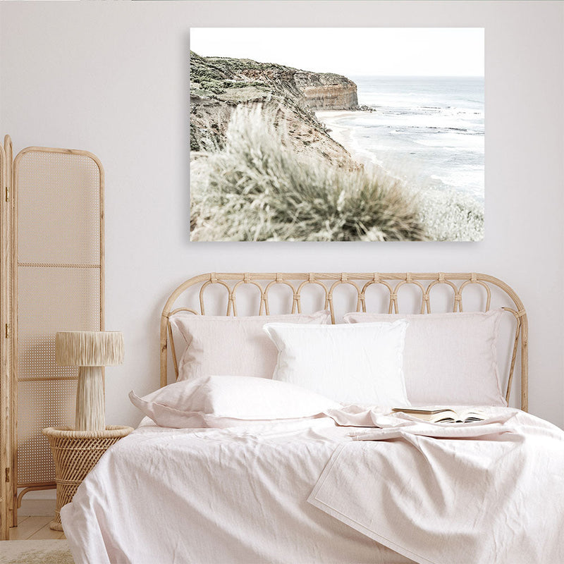Shop View Of Gibson Steps Photo Canvas Print a coastal themed photography framed stretched canvas print from The Print Emporium wall artwork collection - Buy Australian made prints for the home and your interior decor space, TPE-1146-CA-35X46-NF