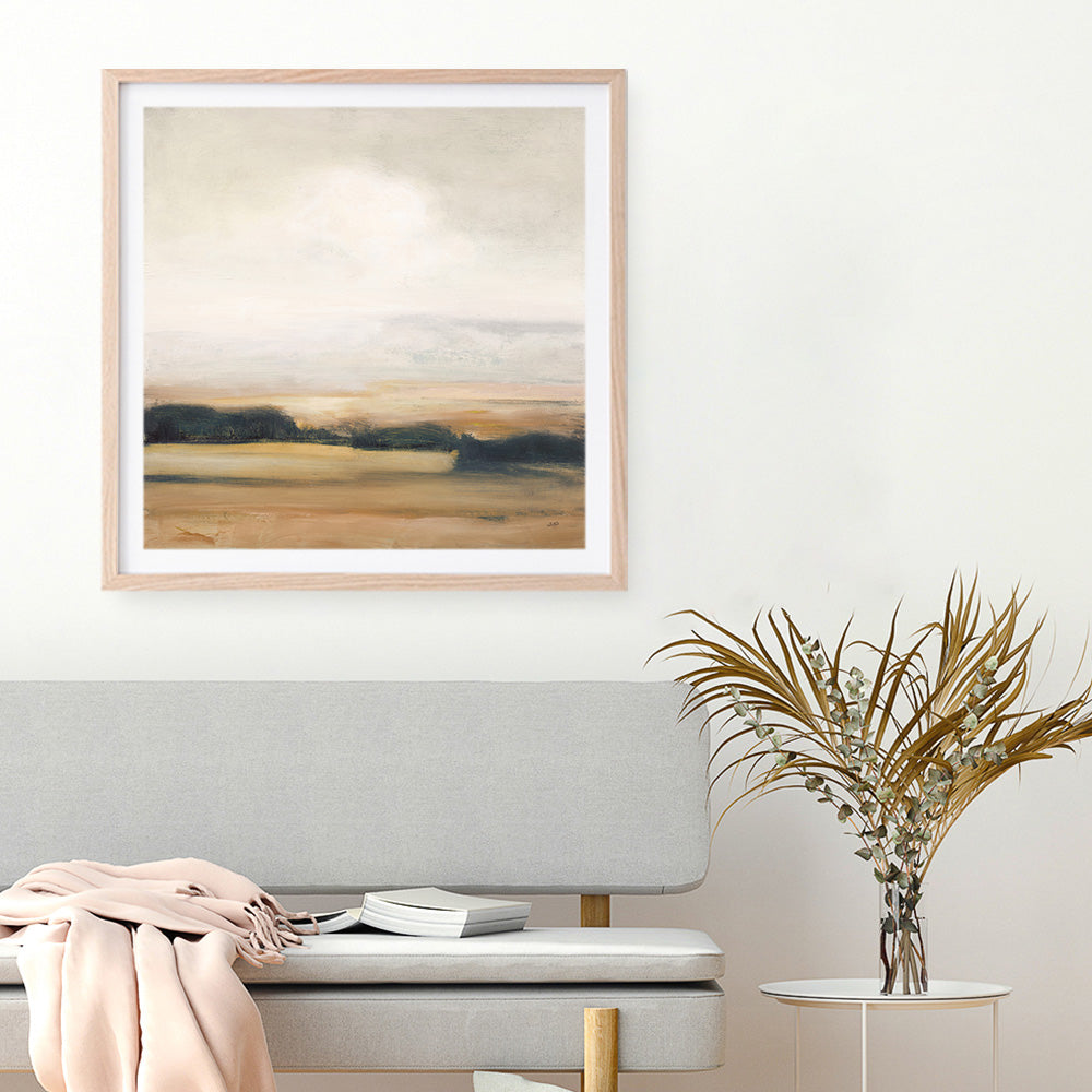 Shop View from the Top Neutral (Square) Art Print a painted style wall art print from The Print Emporium wall artwork collection - Buy Australian made fine art painting style poster and framed prints for the home and your interior decor room, TPE-WA-68942-AP