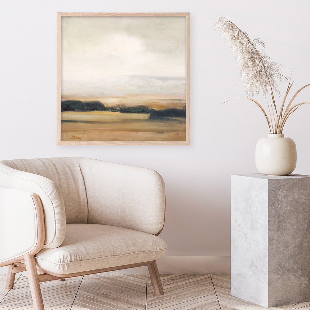 Shop View from the Top Neutral (Square) Art Print a painted style wall art print from The Print Emporium wall artwork collection - Buy Australian made fine art painting style poster and framed prints for the home and your interior decor room, TPE-WA-68942-AP