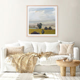 Shop View of the Valley (Square) Art Print a painted style wall art print from The Print Emporium wall artwork collection - Buy Australian made fine art painting style poster and framed prints for the home and your interior decor room, TPE-WA-68959-AP