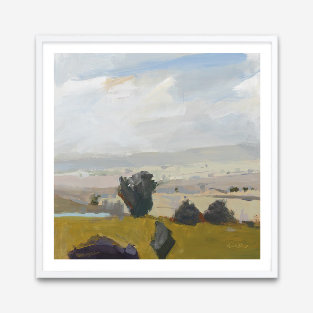 Shop View of the Valley (Square) Art Print a painted style wall art print from The Print Emporium wall artwork collection - Buy Australian made fine art painting style poster and framed prints for the home and your interior decor room, TPE-WA-68959-AP