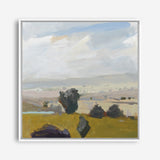 Shop View of the Valley (Square) Canvas Print a painted style framed canvas wall art print from The Print Emporium artwork collection - Buy Australian made fine art painting style stretched canvas prints for the home and your interior decor space, TPE-WA-68959-CA-40X40-NF