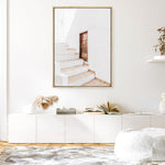 Shop Villa Steps Photo Canvas Print a Moroccan desert boho themed photography framed stretched canvas print from The Print Emporium wall artwork collection - Buy Australian made prints for the home and your interior decor space, TPE-1307-CA-35X46-NF