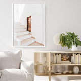 Shop Villa Steps Photo Canvas Print a Moroccan desert boho themed photography framed stretched canvas print from The Print Emporium wall artwork collection - Buy Australian made prints for the home and your interior decor space, TPE-1307-CA-35X46-NF