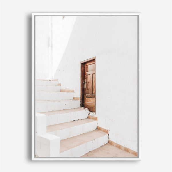 Shop Villa Steps Photo Canvas Print a Moroccan desert boho themed photography framed stretched canvas print from The Print Emporium wall artwork collection - Buy Australian made prints for the home and your interior decor space, TPE-1307-CA-35X46-NF