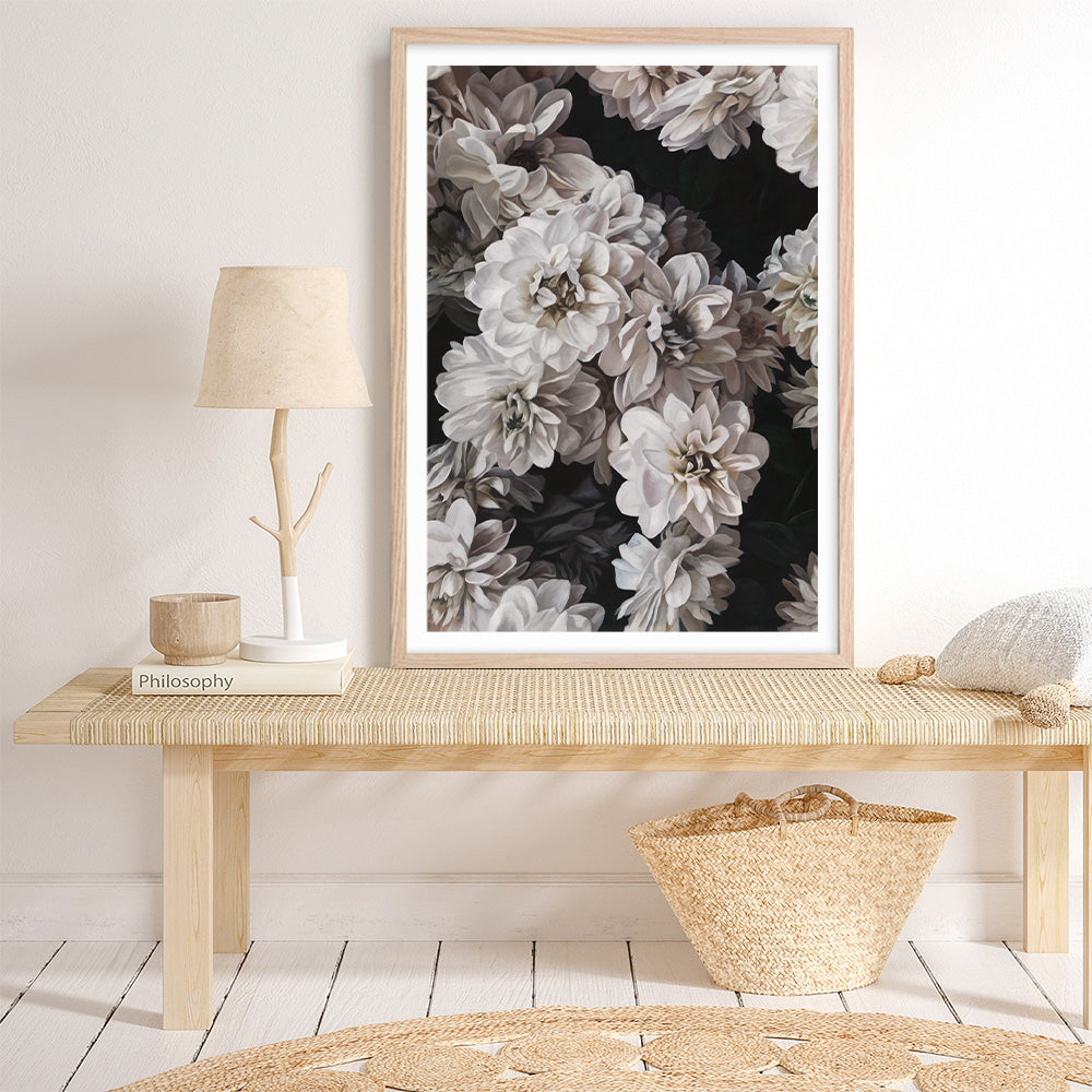 Shop Vintage Blooms Art Print a floral themed painted wall art print from The Print Emporium wall artwork collection - Buy Australian made fine art painting style poster and framed prints for the home and your interior decor room, TPE-207-AP