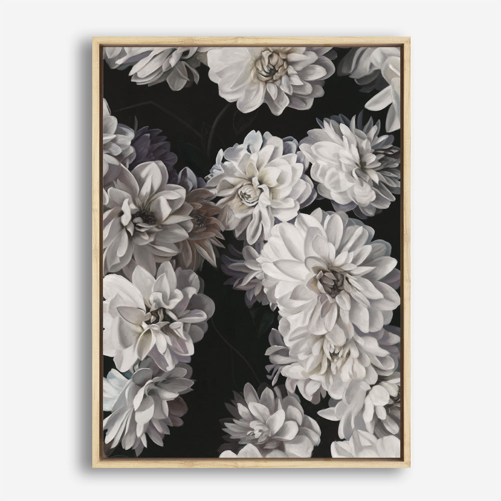 Shop Vintage Blooms II Canvas Print a floral themed painted framed canvas wall art print from The Print Emporium artwork collection - Buy Australian made fine art painting style stretched canvas prints for the home and your interior decor space, TPE-390-CA-35X46-NF