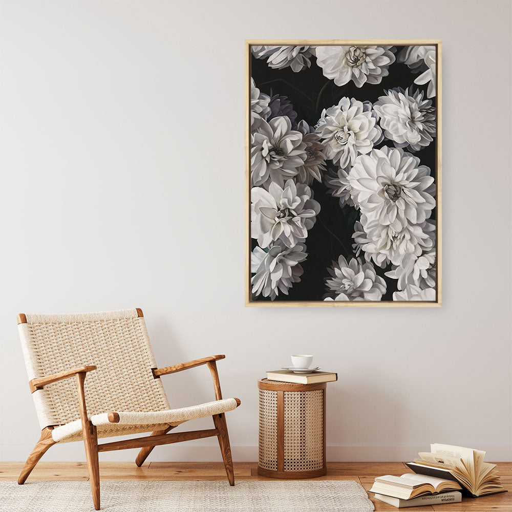 Shop Vintage Blooms II Canvas Print a floral themed painted framed canvas wall art print from The Print Emporium artwork collection - Buy Australian made fine art painting style stretched canvas prints for the home and your interior decor space, TPE-390-CA-35X46-NF