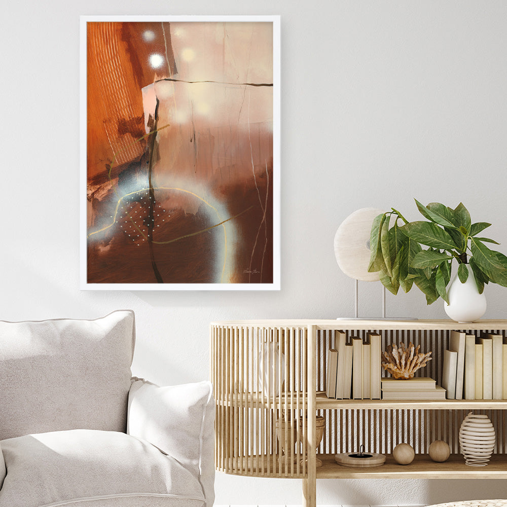 Shop Walking in the Woods Art Print a painted abstract themed wall art print from The Print Emporium wall artwork collection - Buy Australian made fine art painting style poster and framed prints for the home and your interior decor room, TPE-WA-73346-AP