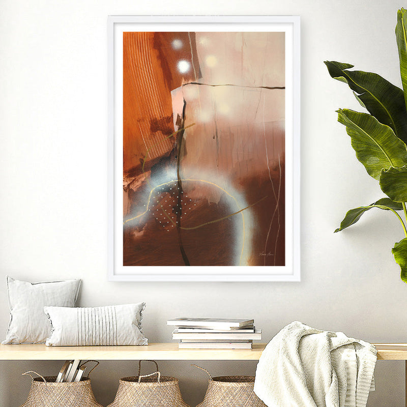 Shop Walking in the Woods Art Print a painted abstract themed wall art print from The Print Emporium wall artwork collection - Buy Australian made fine art painting style poster and framed prints for the home and your interior decor room, TPE-WA-73346-AP