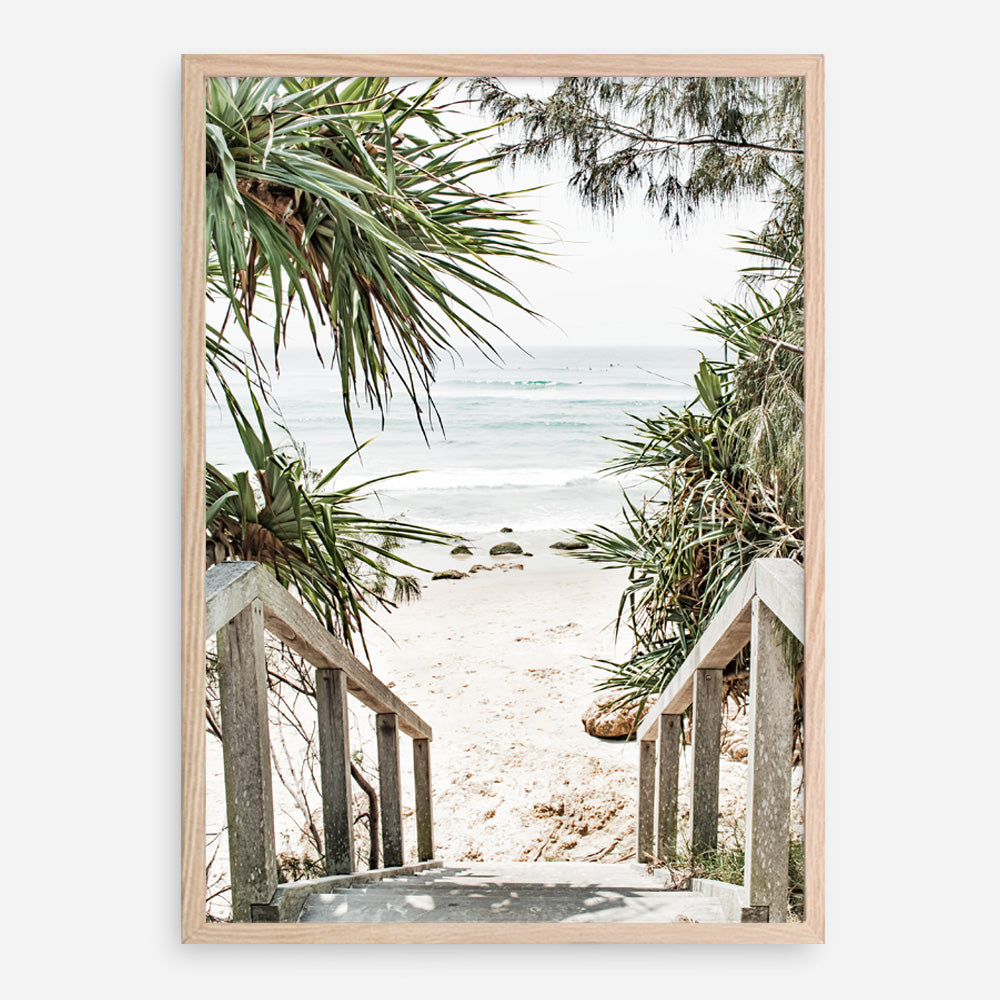 Shop Wategos Beach I Photo Art Print a coastal themed photography wall art print from The Print Emporium wall artwork collection - Buy Australian made fine art poster and framed prints for the home and your interior decor, TPE-952-AP
