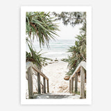 Shop Wategos Beach I Photo Art Print a coastal themed photography wall art print from The Print Emporium wall artwork collection - Buy Australian made fine art poster and framed prints for the home and your interior decor, TPE-952-AP