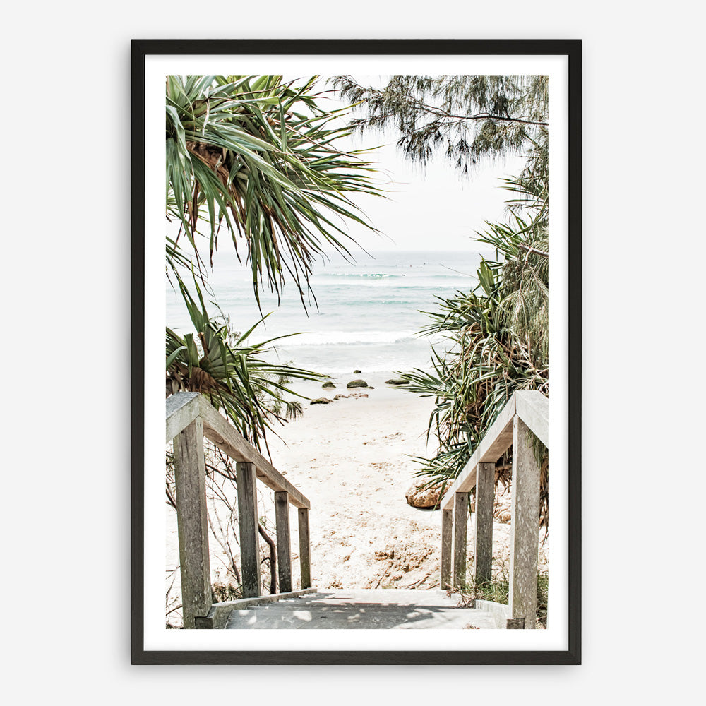 Shop Wategos Beach I Photo Art Print a coastal themed photography wall art print from The Print Emporium wall artwork collection - Buy Australian made fine art poster and framed prints for the home and your interior decor, TPE-952-AP