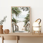 Shop Wategos Beach I Photo Art Print a coastal themed photography wall art print from The Print Emporium wall artwork collection - Buy Australian made fine art poster and framed prints for the home and your interior decor, TPE-952-AP