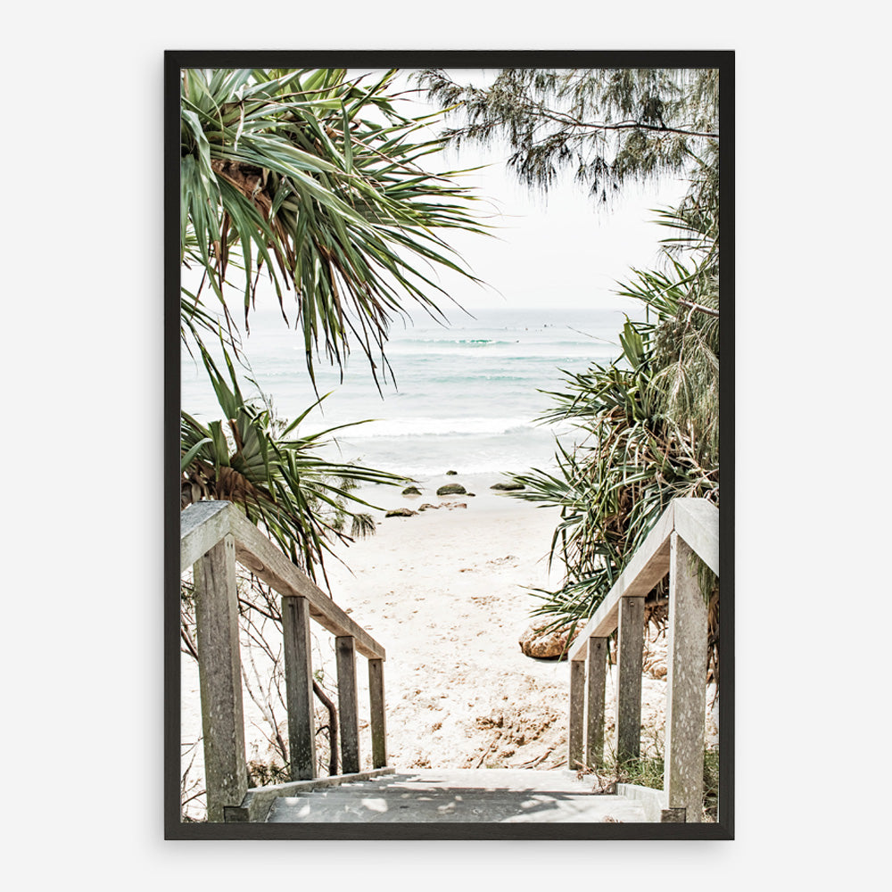 Shop Wategos Beach I Photo Art Print a coastal themed photography wall art print from The Print Emporium wall artwork collection - Buy Australian made fine art poster and framed prints for the home and your interior decor, TPE-952-AP