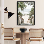 Shop Wategos Beach I Photo Canvas Print a coastal themed photography framed stretched canvas print from The Print Emporium wall artwork collection - Buy Australian made prints for the home and your interior decor space, TPE-952-CA-35X46-NF