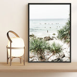 Shop Wategos Beach II Photo Art Print a coastal themed photography wall art print from The Print Emporium wall artwork collection - Buy Australian made fine art poster and framed prints for the home and your interior decor, TPE-954-AP