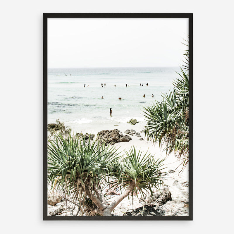 Shop Wategos Beach II Photo Art Print a coastal themed photography wall art print from The Print Emporium wall artwork collection - Buy Australian made fine art poster and framed prints for the home and your interior decor, TPE-954-AP