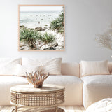 Shop Wategos Beach II (Square) Photo Art Print a coastal themed photography wall art print from The Print Emporium wall artwork collection - Buy Australian made fine art poster and framed prints for the home and your interior decor, TPE-966-AP