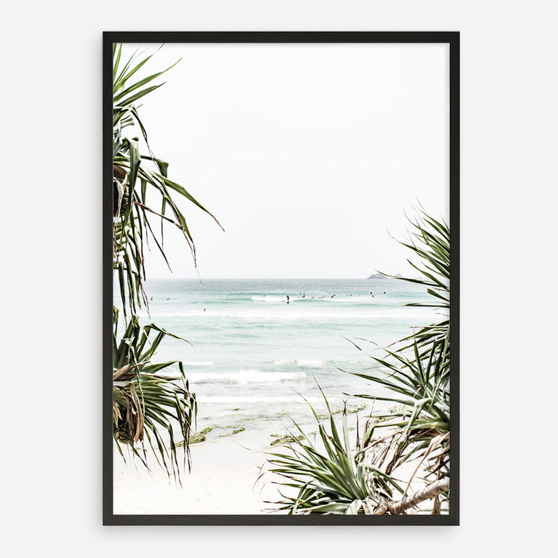 Shop Wategos Beach III Photo Art Print a coastal themed photography wall art print from The Print Emporium wall artwork collection - Buy Australian made fine art poster and framed prints for the home and your interior decor, TPE-956-AP