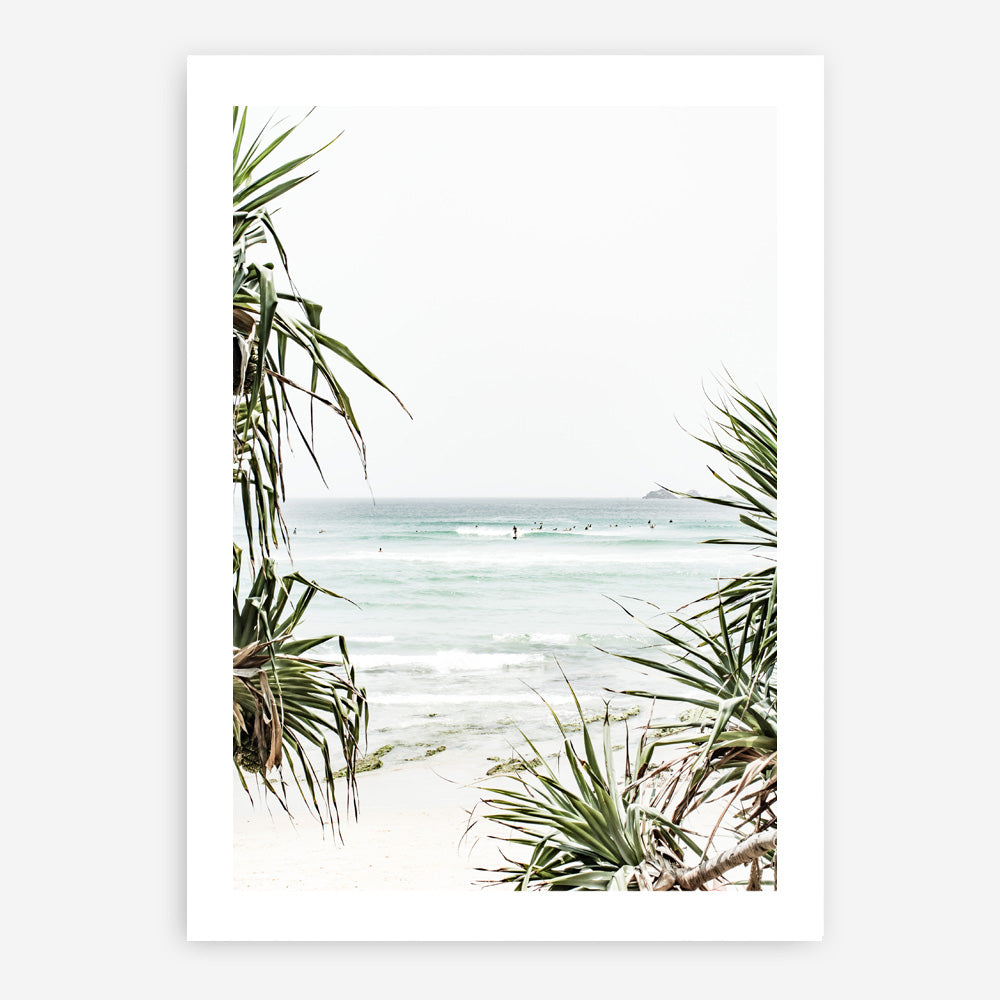 Shop Wategos Beach III Photo Art Print a coastal themed photography wall art print from The Print Emporium wall artwork collection - Buy Australian made fine art poster and framed prints for the home and your interior decor, TPE-956-AP