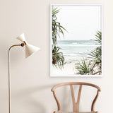 Shop Wategos Beach III Photo Art Print a coastal themed photography wall art print from The Print Emporium wall artwork collection - Buy Australian made fine art poster and framed prints for the home and your interior decor, TPE-956-AP