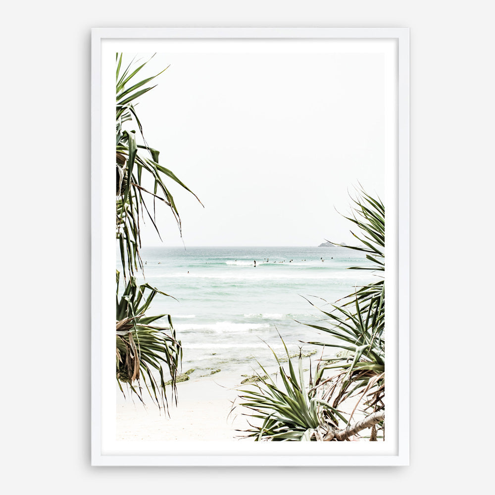 Shop Wategos Beach III Photo Art Print a coastal themed photography wall art print from The Print Emporium wall artwork collection - Buy Australian made fine art poster and framed prints for the home and your interior decor, TPE-956-AP