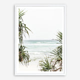 Shop Wategos Beach III Photo Art Print a coastal themed photography wall art print from The Print Emporium wall artwork collection - Buy Australian made fine art poster and framed prints for the home and your interior decor, TPE-956-AP