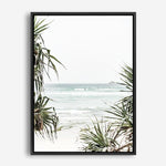 Shop Wategos Beach III Photo Canvas Print a coastal themed photography framed stretched canvas print from The Print Emporium wall artwork collection - Buy Australian made prints for the home and your interior decor space, TPE-956-CA-35X46-NF