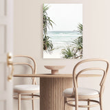 Shop Wategos Beach III Photo Canvas Print a coastal themed photography framed stretched canvas print from The Print Emporium wall artwork collection - Buy Australian made prints for the home and your interior decor space, TPE-956-CA-35X46-NF