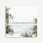 Shop Wategos Beach III (Square) Photo Canvas a coastal themed photography framed stretched canvas print from The Print Emporium wall artwork collection - Buy Australian made prints for the home and your interior decor space, TPE-967-CA-40X40-NF