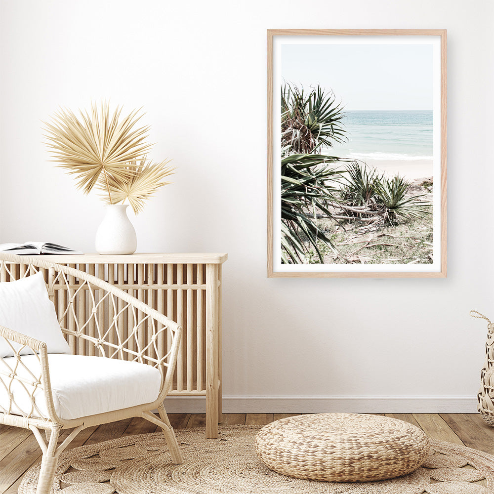 Shop Wategos Beach IV Photo Art Print a coastal themed photography wall art print from The Print Emporium wall artwork collection - Buy Australian made fine art poster and framed prints for the home and your interior decor, TPE-978-AP