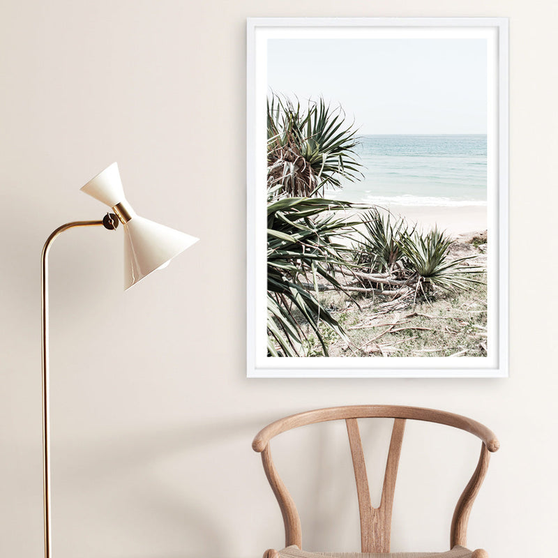 Shop Wategos Beach IV Photo Art Print a coastal themed photography wall art print from The Print Emporium wall artwork collection - Buy Australian made fine art poster and framed prints for the home and your interior decor, TPE-978-AP