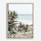 Shop Wategos Beach IV Photo Canvas Print a coastal themed photography framed stretched canvas print from The Print Emporium wall artwork collection - Buy Australian made prints for the home and your interior decor space, TPE-978-CA-35X46-NF