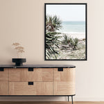 Shop Wategos Beach IV Photo Canvas Print a coastal themed photography framed stretched canvas print from The Print Emporium wall artwork collection - Buy Australian made prints for the home and your interior decor space, TPE-978-CA-35X46-NF