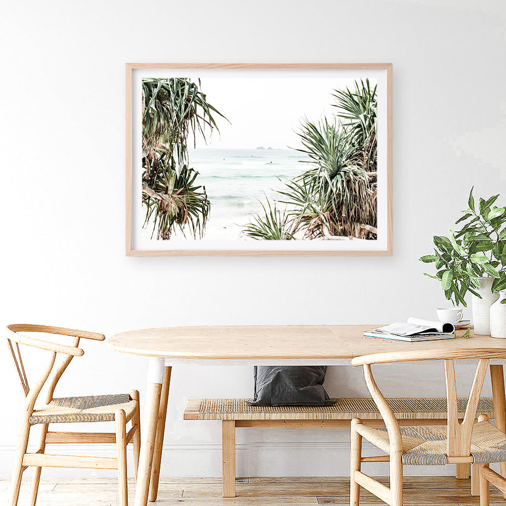 Shop Wategos Views Photo Art Print a coastal themed photography wall art print from The Print Emporium wall artwork collection - Buy Australian made fine art poster and framed prints for the home and your interior decor, TPE-953-AP