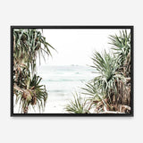 Shop Wategos Views Photo Canvas Print a coastal themed photography framed stretched canvas print from The Print Emporium wall artwork collection - Buy Australian made prints for the home and your interior decor space, TPE-953-CA-35X46-NF