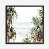 Shop Wategos Views (Square) Photo Art Print a coastal themed photography wall art print from The Print Emporium wall artwork collection - Buy Australian made fine art poster and framed prints for the home and your interior decor, TPE-969-AP