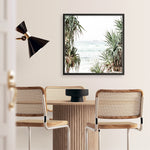 Shop Wategos Views (Square) Photo Art Print a coastal themed photography wall art print from The Print Emporium wall artwork collection - Buy Australian made fine art poster and framed prints for the home and your interior decor, TPE-969-AP