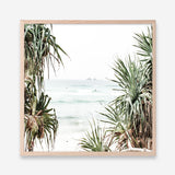 Shop Wategos Views (Square) Photo Art Print a coastal themed photography wall art print from The Print Emporium wall artwork collection - Buy Australian made fine art poster and framed prints for the home and your interior decor, TPE-969-AP