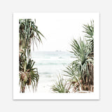 Shop Wategos Views (Square) Photo Art Print a coastal themed photography wall art print from The Print Emporium wall artwork collection - Buy Australian made fine art poster and framed prints for the home and your interior decor, TPE-969-AP