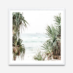 Shop Wategos Views (Square) Photo Art Print a coastal themed photography wall art print from The Print Emporium wall artwork collection - Buy Australian made fine art poster and framed prints for the home and your interior decor, TPE-969-AP