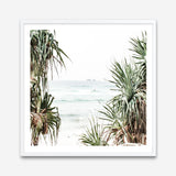 Shop Wategos Views (Square) Photo Art Print a coastal themed photography wall art print from The Print Emporium wall artwork collection - Buy Australian made fine art poster and framed prints for the home and your interior decor, TPE-969-AP
