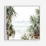 Shop Wategos Views (Square) Photo Canvas a coastal themed photography framed stretched canvas print from The Print Emporium wall artwork collection - Buy Australian made prints for the home and your interior decor space, TPE-969-CA-40X40-NF