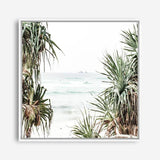 Shop Wategos Views (Square) Photo Canvas a coastal themed photography framed stretched canvas print from The Print Emporium wall artwork collection - Buy Australian made prints for the home and your interior decor space, TPE-969-CA-40X40-NF